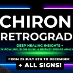 Chiron Retrograde – Deep Healing Insights + JK Rowling, Elon Musk and Britney Spears Analyses…